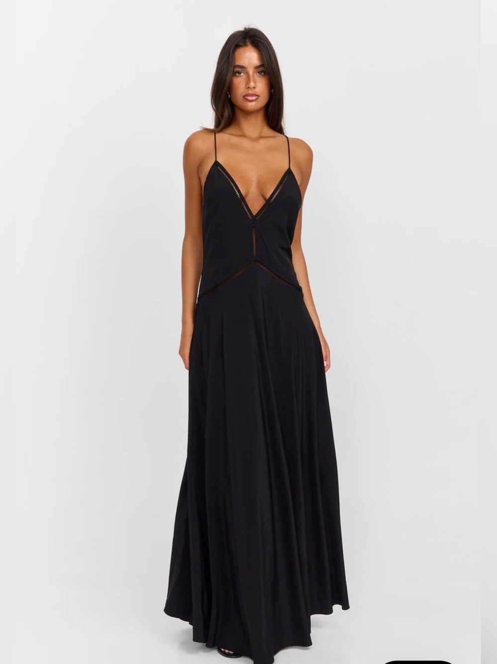 NWT SASHA THERESE Black Maxi Dress